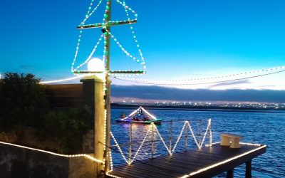 Bluewater Bay carol singers were out in force last night
