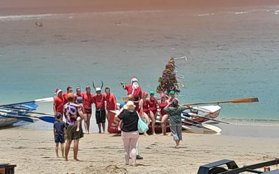 Santa Coming Down the River a great success